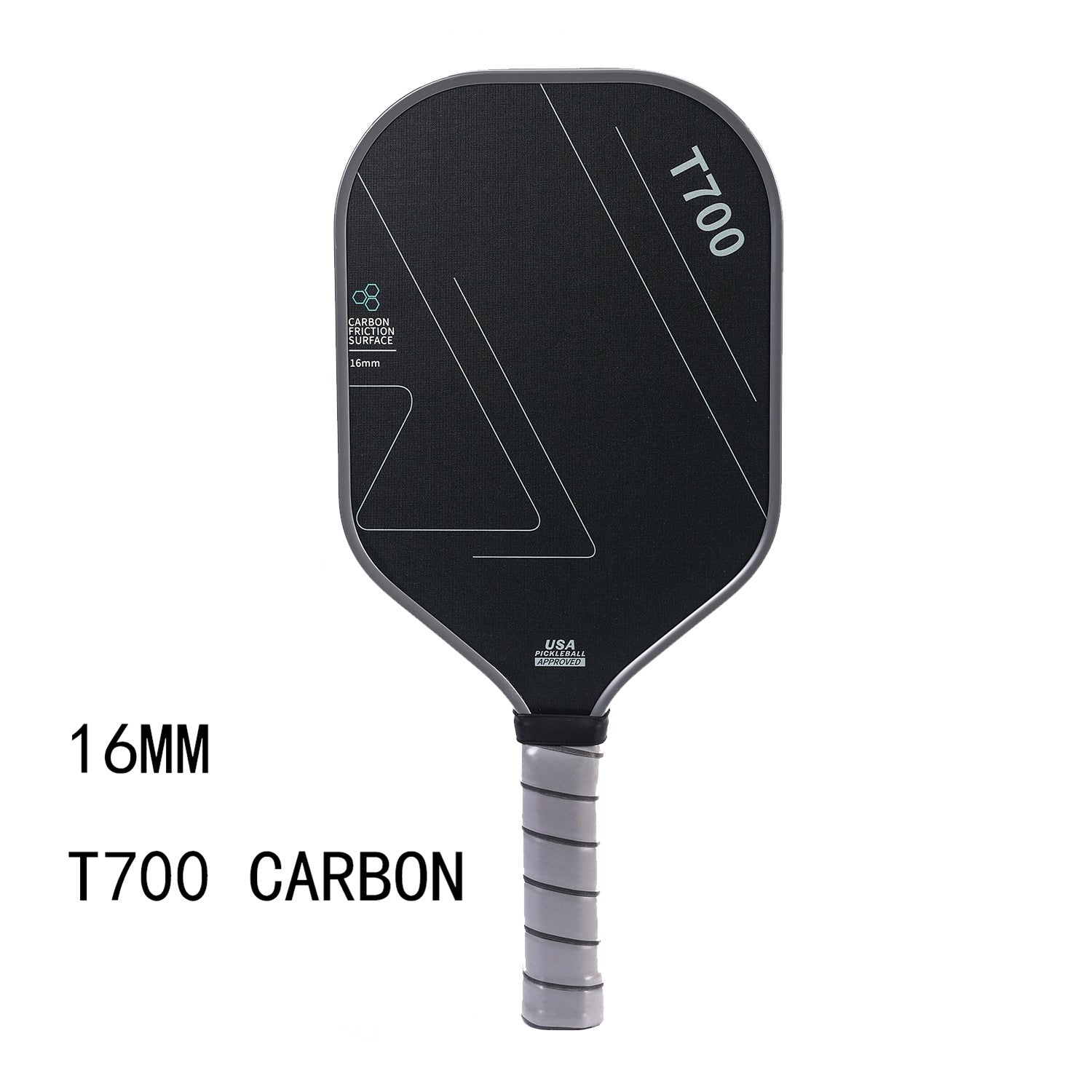Graphite Pickleball Paddle Textured Surface Sports Racket