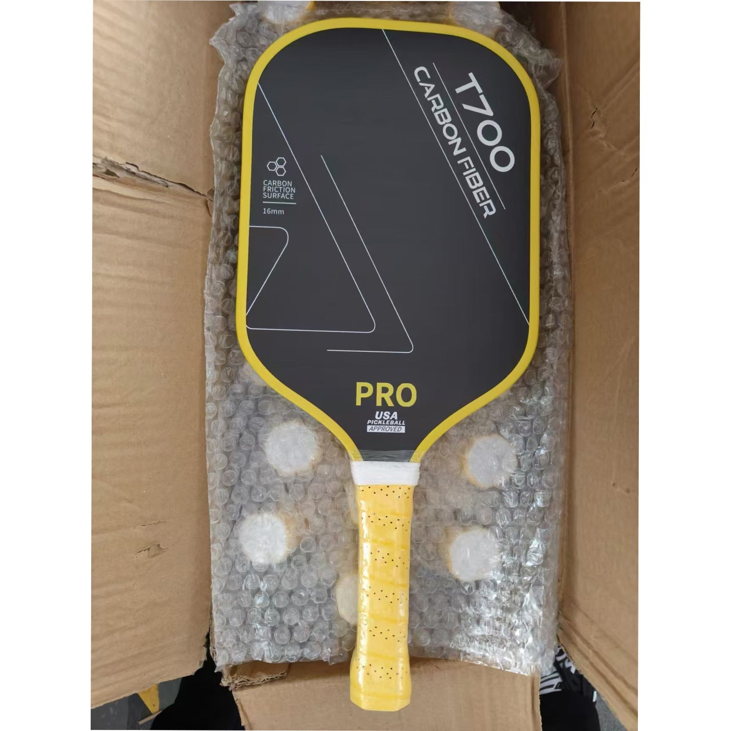 Graphite Pickleball Paddle Textured Surface Sports Racket