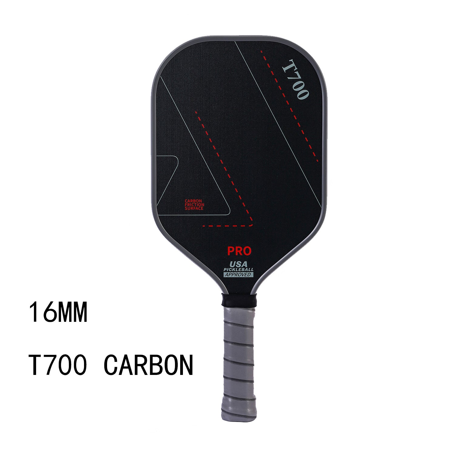 Graphite Pickleball Paddle Textured Surface Sports Racket
