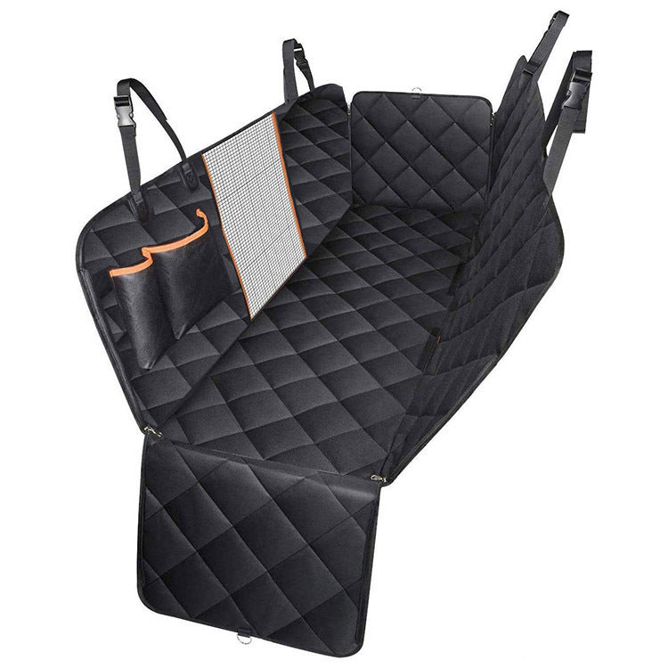 GG Quilted Waterproof Car Rear Seat Pet Mat