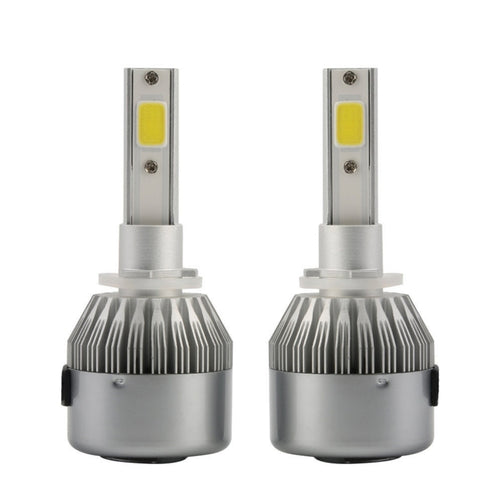 2pcs 880/881 18W 1800LM 6000K Waterproof IP68 Car Auto LED Headlight with 2 COB LED Lamps, DC 9-36V, 880/881