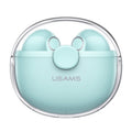 USAMS BU12 TWS Half In-Ear Bluetooth 5.1 Wireless Earphones, USAMS BU12