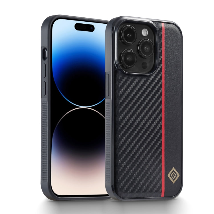 LC.IMEEKE 3 in 1 Carbon Fiber Texture Shockproof Phone Case, For iPhone 17 Pro Max, For iPhone 17 Pro, For iPhone 17, For iPhone Air, For iPhone 16 Pro Max, For iPhone 16 Pro, For iPhone 16 Plus, For iPhone 16, For iPhone 14 Plus, For iPhone 14        ...