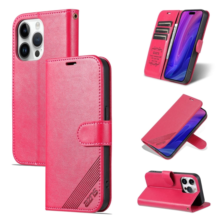 AZNS Sheepskin Texture Flip Leather Phone Case, For iPhone 17e / 16e, For iPhone 17 Pro Max, For iPhone 17 Pro, For iPhone 17, For iPhone Air, For iPhone 16 Pro Max, For iPhone 16 Pro, For iPhone 15 Pro Max, For iPhone 15 Pro, For iPhone 15 Plus       ...