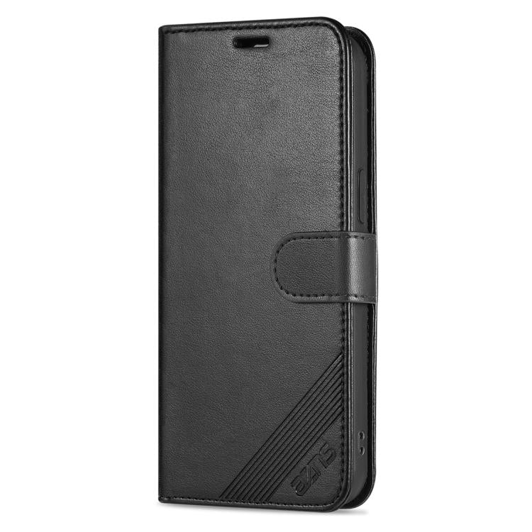 AZNS Sheepskin Texture Flip Leather Phone Case, For iPhone 17e / 16e, For iPhone 17 Pro Max, For iPhone 17 Pro, For iPhone 17, For iPhone Air, For iPhone 16 Pro Max, For iPhone 16 Pro, For iPhone 15 Pro Max, For iPhone 15 Pro, For iPhone 15 Plus       ...