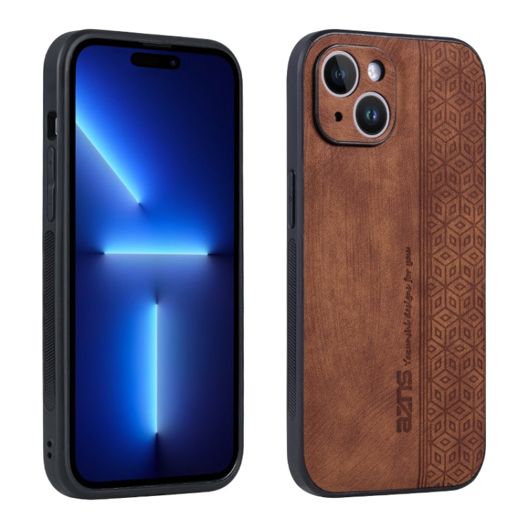 AZNS 3D Embossed Skin Feel Phone Case, For iPhone 15 Pro Max, For iPhone 15 Pro, For iPhone 15 Plus, For iPhone 15