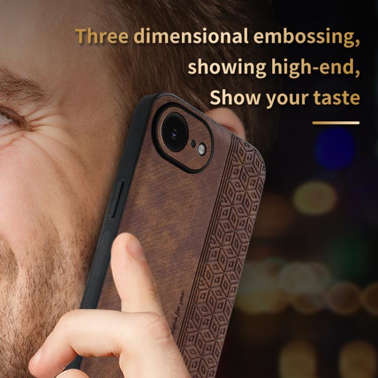 AZNS 3D Embossed Skin Feel Phone Case, For iPhone 16e / 17e, For iPhone 17 Pro Max, For iPhone 17 Pro, For iPhone 17, For iPhone Air, For iPhone 16 Pro Max, For iPhone 16 Pro, For iPhone 16 Plus, For iPhone 16