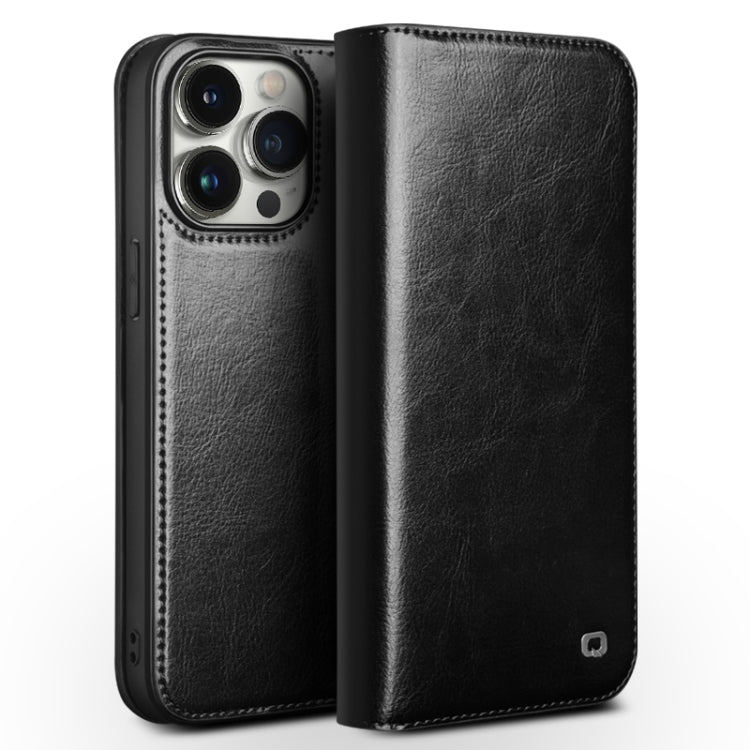 QIALINO Classic Genuine Leather Phone Case, For iPhone 16e / 17e, For iPhone 17 Pro Max, For iPhone 17 Pro, For iPhone 17, For iPhone Air, For iPhone 16 Pro Max, For iPhone 16 Pro, For iPhone 16 Plus, For iPhone 16, For iPhone 15 Pro Max               ...
