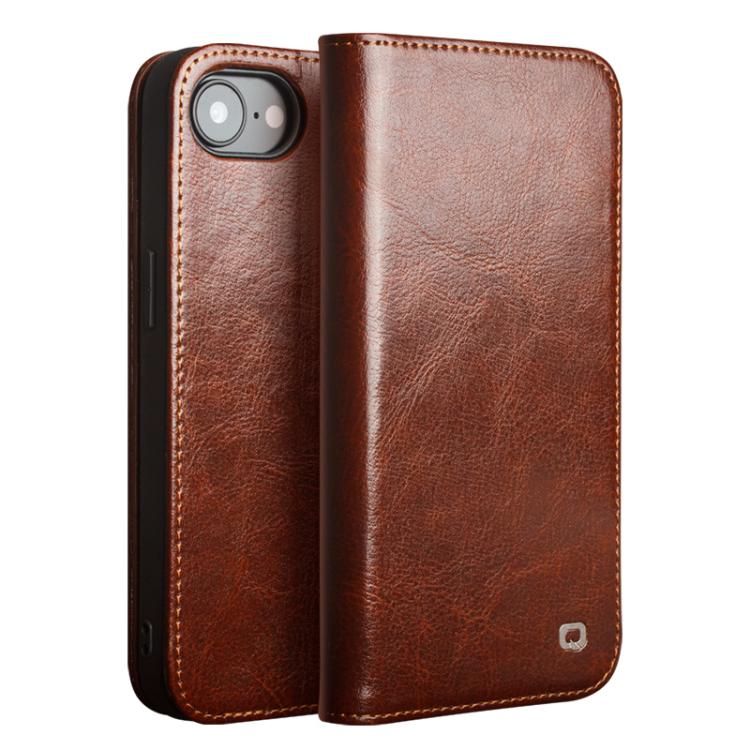 QIALINO Classic Genuine Leather Phone Case, For iPhone 16e / 17e, For iPhone 17 Pro Max, For iPhone 17 Pro, For iPhone 17, For iPhone Air, For iPhone 16 Pro Max, For iPhone 16 Pro, For iPhone 16 Plus, For iPhone 16, For iPhone 15 Pro Max               ...