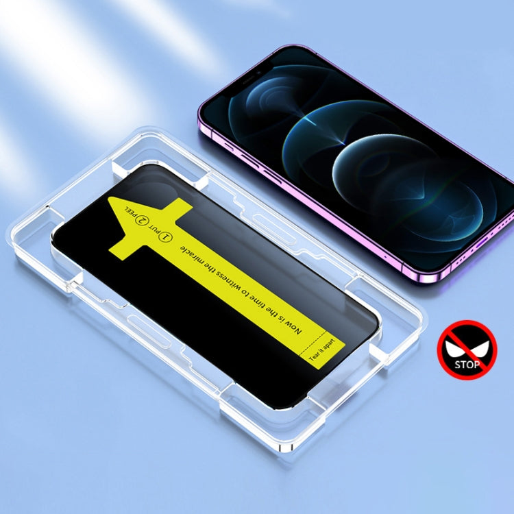 Anti-peeping Fast Attach Dust-proof Anti-static Tempered Glass Film, For iPhone 17 Pro Max, For iPhone 17 Pro, For iPhone 17, For iPhone Air, For iPhone 16 Pro Max, For iPhone 16 Pro, For iPhone 16 Plus / 15 Plus, For iPhone 16 / 15, For iPhone 15 Pro ...