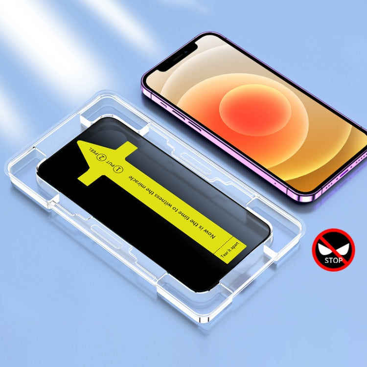 Anti-peeping Fast Attach Dust-proof Anti-static Tempered Glass Film, For iPhone 17 Pro Max, For iPhone 17 Pro, For iPhone 17, For iPhone Air, For iPhone 16 Pro Max, For iPhone 16 Pro, For iPhone 16 Plus / 15 Plus, For iPhone 16 / 15, For iPhone 15 Pro ...