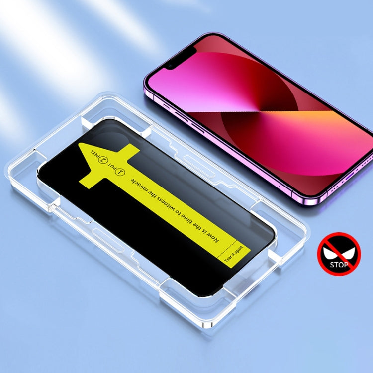 Anti-peeping Fast Attach Dust-proof Anti-static Tempered Glass Film, For iPhone 17 Pro Max, For iPhone 17 Pro, For iPhone 17, For iPhone Air, For iPhone 16 Pro Max, For iPhone 16 Pro, For iPhone 16 Plus / 15 Plus, For iPhone 16 / 15, For iPhone 15 Pro ...