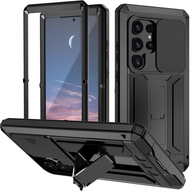 R-JUST Sliding Camera Life Waterproof Holder Phone Case, For Samsung Galaxy S26+ 5G, For Samsung Galaxy S26 Ultra 5G, For Samsung Galaxy S26 5G, For Samsung Galaxy S25 Edge 5G, For Samsung Galaxy S25 5G, For Samsung Galaxy S25+ 5G                      ...