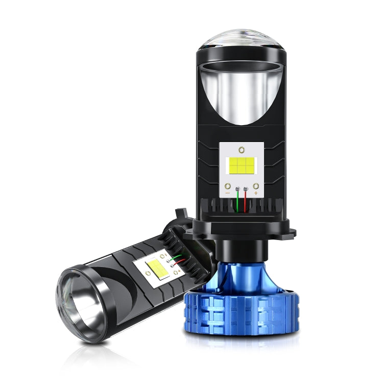 N4 1 Pair H4 Car mini Bifocal LED Lens Headlight, N4