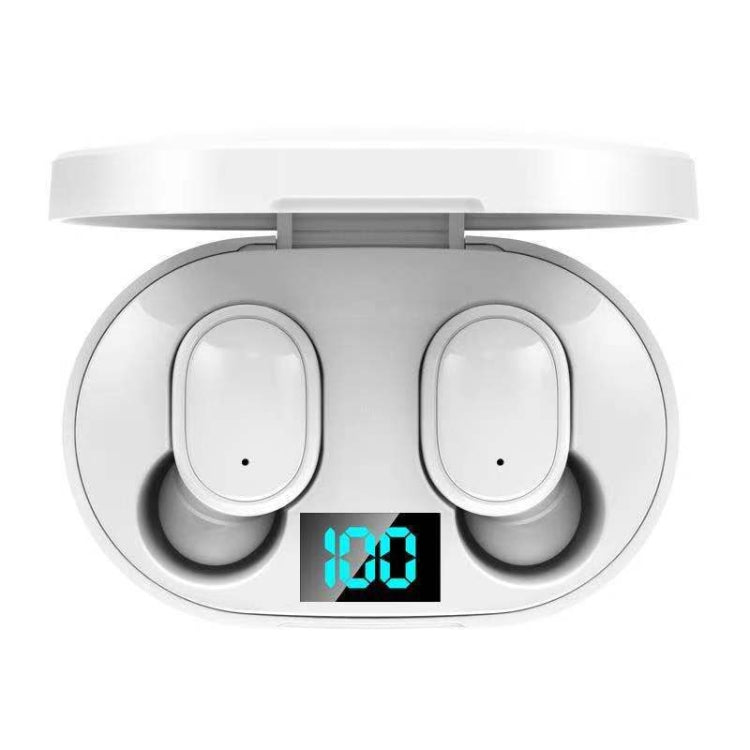E6S LED Display TWS Wireless Bluetooth Earphone, E6S (White), E6S (Pink), E6S (Blue), E6S (Green)