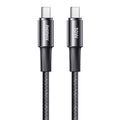 REMAX RC-C100 1.2m 30W Type-C to Type-C Fast Charging Braided Data Cable, Type-C to Type-C