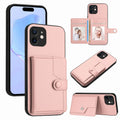Button Card Bag RFID Anti-theft Phone Case, For iPhone 12 mini, For iPhone 11 Pro Max, For iPhone 11, For iPhone 11 Pro, For iPhone XS / X, For iPhone XR, For iPhone XS Max, For iPhone 8 Plus / 7 Plus
