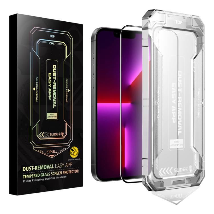 Easy Install HD Tempered Glass Film, For iPhone 17e / 16e / 14 / 13 Pro / 13, For iPhone 17 Pro Max, For iPhone 17 Pro, For iPhone 17 / 16 Pro, For iPhone Air, For iPhone 16 Pro Max, For iPhone 16 Plus / 15 Plus, For iPhone 16 / 15, For iPhone 15 Pro M...