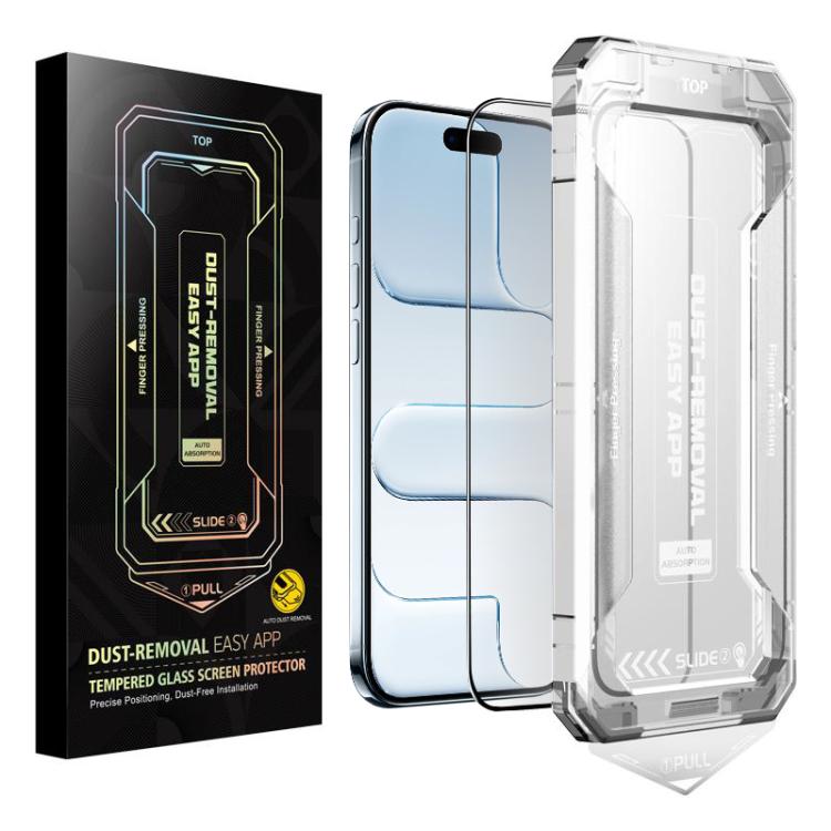 Easy Install HD Tempered Glass Film, For iPhone 17e / 16e / 14 / 13 Pro / 13, For iPhone 17 Pro Max, For iPhone 17 Pro, For iPhone 17 / 16 Pro, For iPhone Air, For iPhone 16 Pro Max, For iPhone 16 Plus / 15 Plus, For iPhone 16 / 15, For iPhone 15 Pro M...