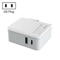 LDNIO A4403C 30W PD + Auto-id Foldable Fast Travel Charger with 1m Micro USB Cable, EU Plug, with Micro USB Cable