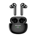 awei T15P Bluetooth V5.0 TWS Ture Wireless Sports LED Display Headset with Charging Case, T15P