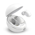 A10 TWS Space Capsule Shape Wireless Bluetooth Earphone with Magnetic Charging Box & Lanyard, Support HD Call & Automatic Pairing Bluetooth, White, White + Black, Black, Black White