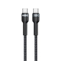 REMAX RC-172 Jany Series 1m PD100W Type-C to USB-C / Type-C Aluminum Alloy Braid Fast Charging Data Cable, Type-C to USB-C / Type-C