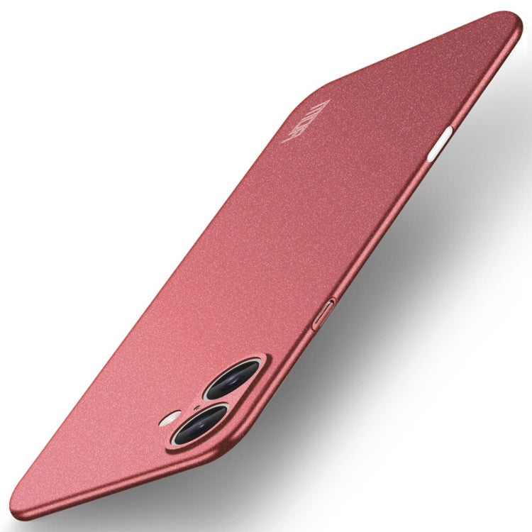 MOFI Fandun Series Frosted PC Ultra-thin All-inclusive Phone Case, For iPhone 17e / 16e, For iPhone 17 Pro Max, For iPhone 17 Pro, For iPhone 17, For iPhone Air, For iPhone 16 Pro Max, For iPhone 16 Pro, For iPhone 16 Plus, For iPhone 16