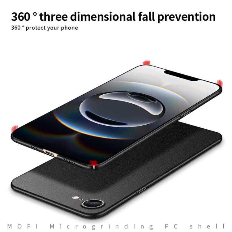 MOFI Fandun Series Frosted PC Ultra-thin All-inclusive Phone Case, For iPhone 17e / 16e, For iPhone 17 Pro Max, For iPhone 17 Pro, For iPhone 17, For iPhone Air, For iPhone 16 Pro Max, For iPhone 16 Pro, For iPhone 16 Plus, For iPhone 16