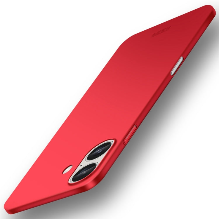 MOFI Frosted PC Ultra-thin Hard Phone Case, For iPhone 17e / 16e, For iPhone 17 Pro Max, For iPhone 17 Pro, For iPhone 17, For iPhone Air, For iPhone 16 Pro Max, For iPhone 16 Pro, For iPhone 16 Plus, For iPhone 16