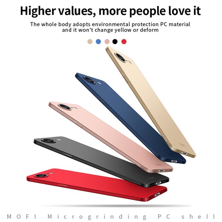 MOFI Frosted PC Ultra-thin Hard Phone Case, For iPhone 17e / 16e, For iPhone 17 Pro Max, For iPhone 17 Pro, For iPhone 17, For iPhone Air, For iPhone 16 Pro Max, For iPhone 16 Pro, For iPhone 16 Plus, For iPhone 16