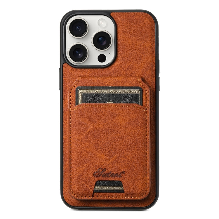 Suteni H16 Litchi Texture Leather Detachable Wallet Back Phone Case, For iPhone 17e / 16e, For iPhone 17 Pro Max, For iPhone 17 Pro, For iPhone 17, For iPhone Air, For iPhone 16 Pro Max, For iPhone 16 Pro, For iPhone 16 Plus, For iPhone 16             ...
