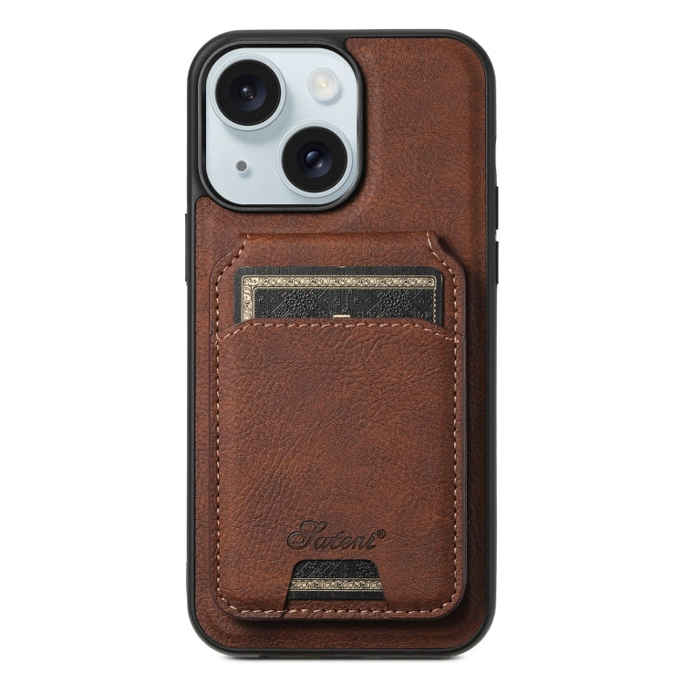 Suteni H16 Litchi Texture Leather Detachable Wallet Back Phone Case, For iPhone 17e / 16e, For iPhone 17 Pro Max, For iPhone 17 Pro, For iPhone 17, For iPhone Air, For iPhone 16 Pro Max, For iPhone 16 Pro, For iPhone 16 Plus, For iPhone 16             ...