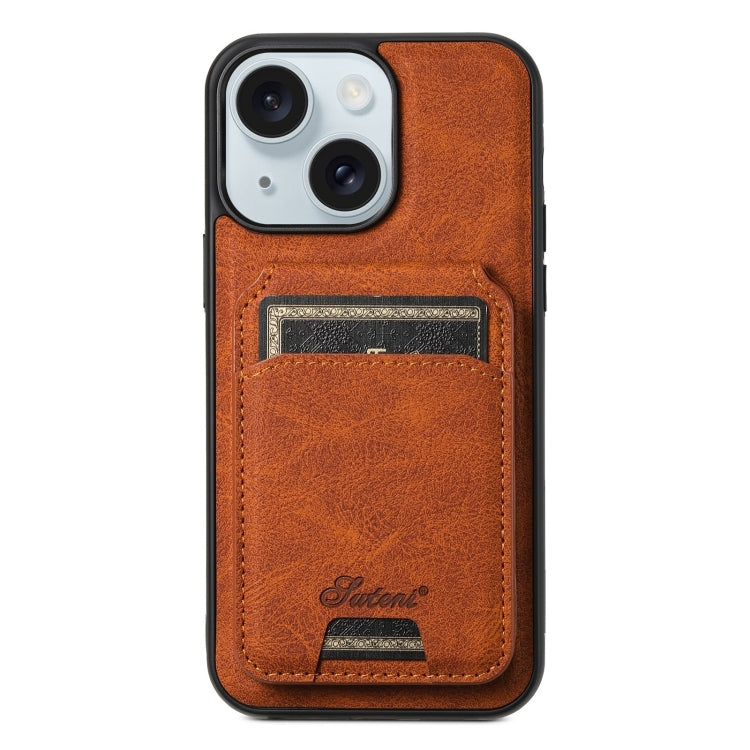 Suteni H16 Litchi Texture Leather Detachable Wallet Back Phone Case, For iPhone 17e / 16e, For iPhone 17 Pro Max, For iPhone 17 Pro, For iPhone 17, For iPhone Air, For iPhone 16 Pro Max, For iPhone 16 Pro, For iPhone 16 Plus, For iPhone 16             ...