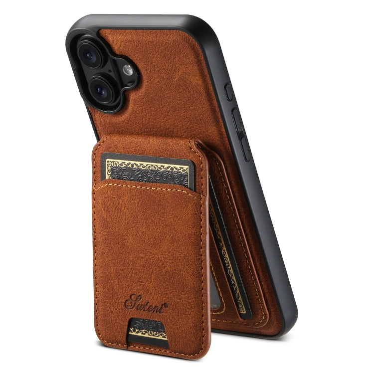 Suteni H16 Litchi Texture Leather Detachable Wallet Back Phone Case, For iPhone 17e / 16e, For iPhone 17 Pro Max, For iPhone 17 Pro, For iPhone 17, For iPhone Air, For iPhone 16 Pro Max, For iPhone 16 Pro, For iPhone 16 Plus, For iPhone 16             ...