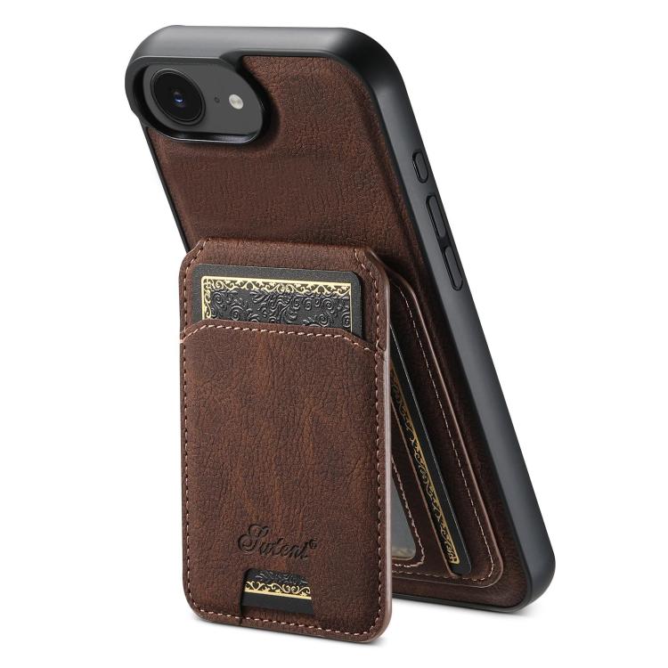 Suteni H16 Litchi Texture Leather Detachable Wallet Back Phone Case, For iPhone 17e / 16e, For iPhone 17 Pro Max, For iPhone 17 Pro, For iPhone 17, For iPhone Air, For iPhone 16 Pro Max, For iPhone 16 Pro, For iPhone 16 Plus, For iPhone 16             ...