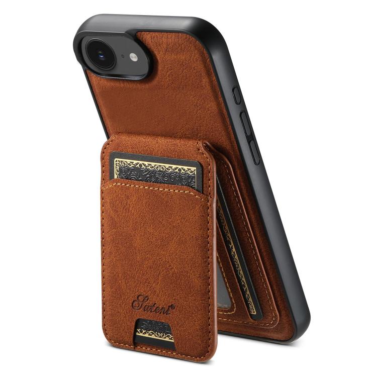 Suteni H16 Litchi Texture Leather Detachable Wallet Back Phone Case, For iPhone 17e / 16e, For iPhone 17 Pro Max, For iPhone 17 Pro, For iPhone 17, For iPhone Air, For iPhone 16 Pro Max, For iPhone 16 Pro, For iPhone 16 Plus, For iPhone 16             ...