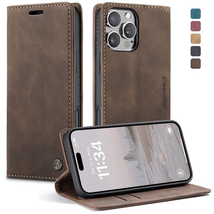 CaseMe 013 Multifunctional Horizontal Flip Leather Phone Case, For iPhone 17e / 16e, For iPhone 17 Pro Max, For iPhone 17 Pro, For iPhone 17, For iPhone Air, For iPhone 16 Pro Max, For iPhone 16 Pro, For iPhone 16 Plus, For iPhone 16