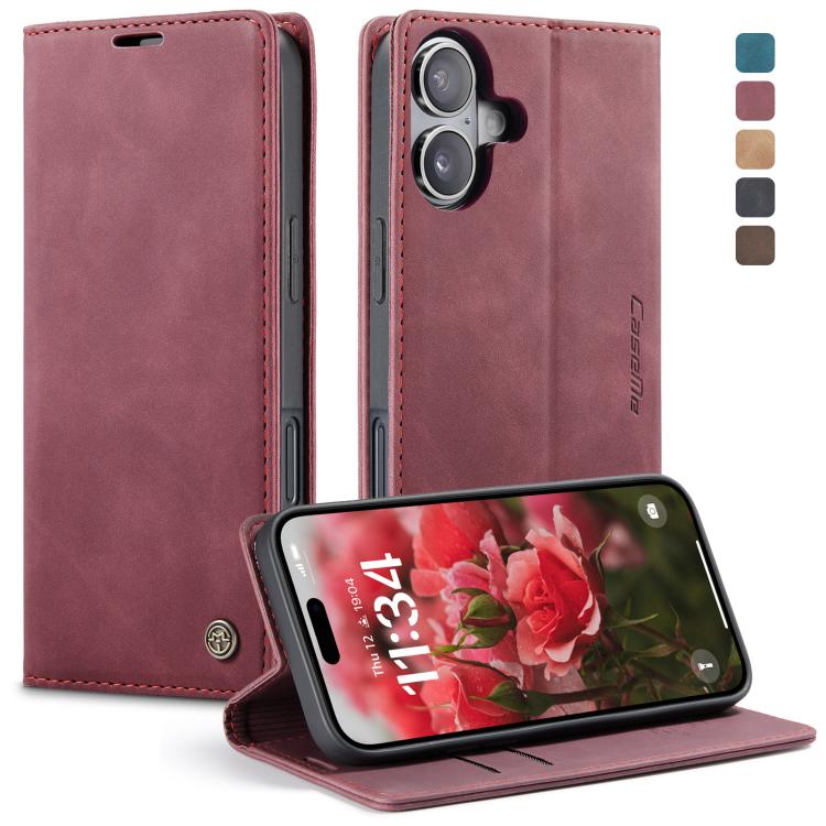 CaseMe 013 Multifunctional Horizontal Flip Leather Phone Case, For iPhone 17e / 16e, For iPhone 17 Pro Max, For iPhone 17 Pro, For iPhone 17, For iPhone Air, For iPhone 16 Pro Max, For iPhone 16 Pro, For iPhone 16 Plus, For iPhone 16