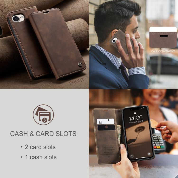 CaseMe 013 Multifunctional Horizontal Flip Leather Phone Case, For iPhone 17e / 16e, For iPhone 17 Pro Max, For iPhone 17 Pro, For iPhone 17, For iPhone Air, For iPhone 16 Pro Max, For iPhone 16 Pro, For iPhone 16 Plus, For iPhone 16
