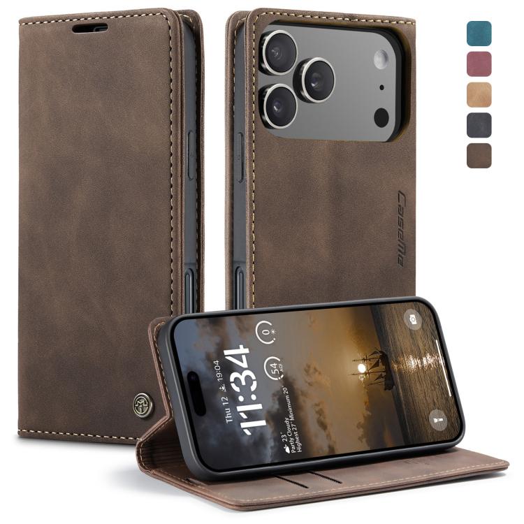CaseMe 013 Multifunctional Horizontal Flip Leather Phone Case, For iPhone 17e / 16e, For iPhone 17 Pro Max, For iPhone 17 Pro, For iPhone 17, For iPhone Air, For iPhone 16 Pro Max, For iPhone 16 Pro, For iPhone 16 Plus, For iPhone 16