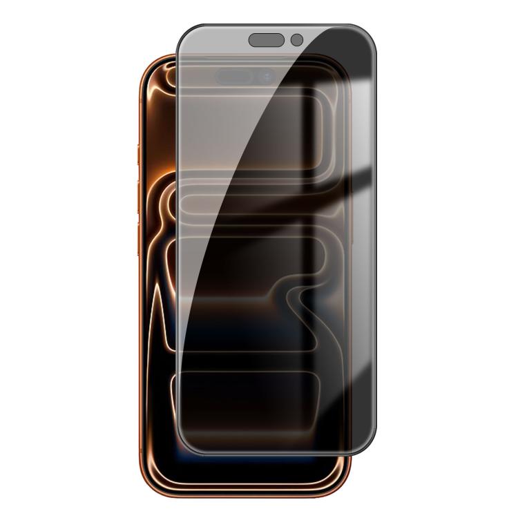Kalebol High-Aluminum Screen-Printed Full-Coverage Black-Border Privacy Tempered Glass Film, For iPhone 17e / 16e, For iPhone 17 Pro Max, For iPhone 17 Pro, For iPhone 17, For iPhone Air, For iPhone 16 Pro Max, For iPhone 16 Pro, For iPhone 16 Plus    ...