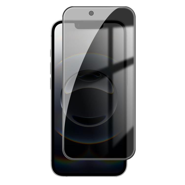 Kalebol High-Aluminum Screen-Printed Full-Coverage Black-Border Privacy Tempered Glass Film, For iPhone 17e / 16e, For iPhone 17 Pro Max, For iPhone 17 Pro, For iPhone 17, For iPhone Air, For iPhone 16 Pro Max, For iPhone 16 Pro, For iPhone 16 Plus    ...