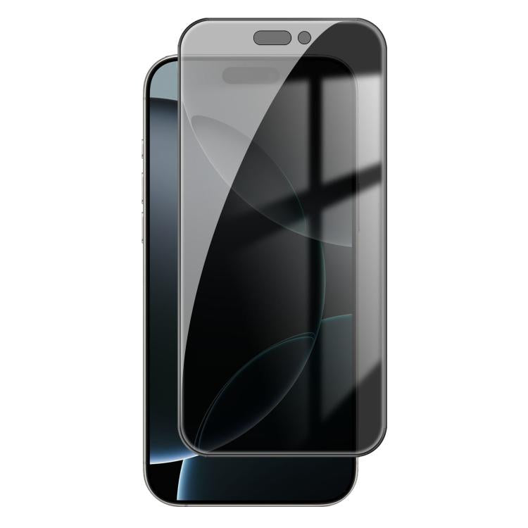 Kalebol High-Aluminum Screen-Printed Full-Coverage Black-Border Privacy Tempered Glass Film, For iPhone 17e / 16e, For iPhone 17 Pro Max, For iPhone 17 Pro, For iPhone 17, For iPhone Air, For iPhone 16 Pro Max, For iPhone 16 Pro, For iPhone 16 Plus    ...