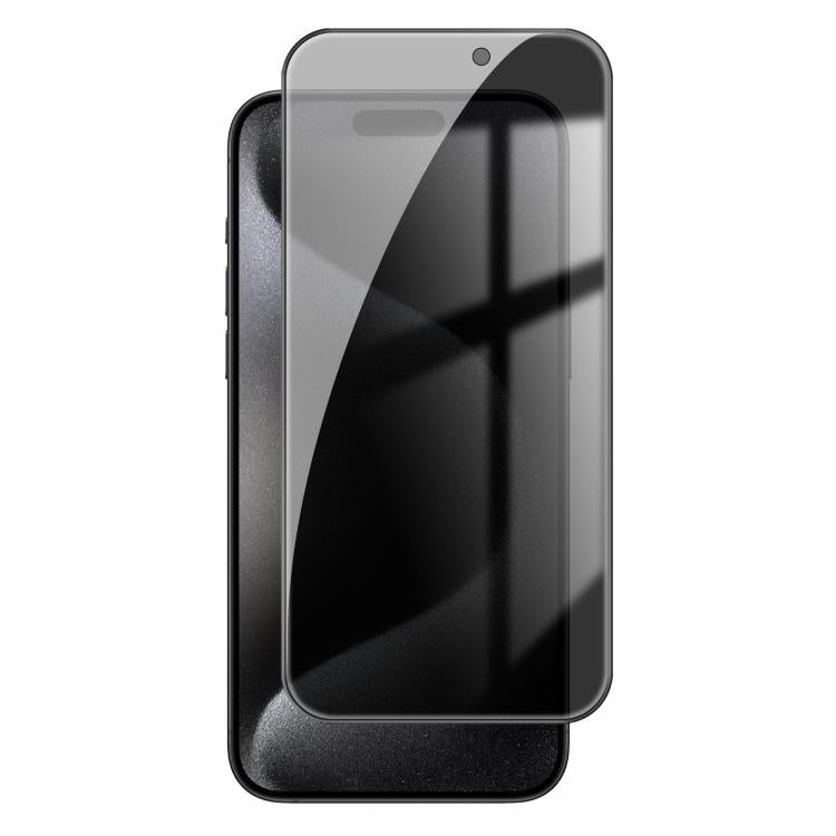 Kalebol High-Aluminum Screen-Printed Full-Coverage Black-Border Privacy Tempered Glass Film, For iPhone 17e / 16e, For iPhone 17 Pro Max, For iPhone 17 Pro, For iPhone 17, For iPhone Air, For iPhone 16 Pro Max, For iPhone 16 Pro, For iPhone 16 Plus    ...