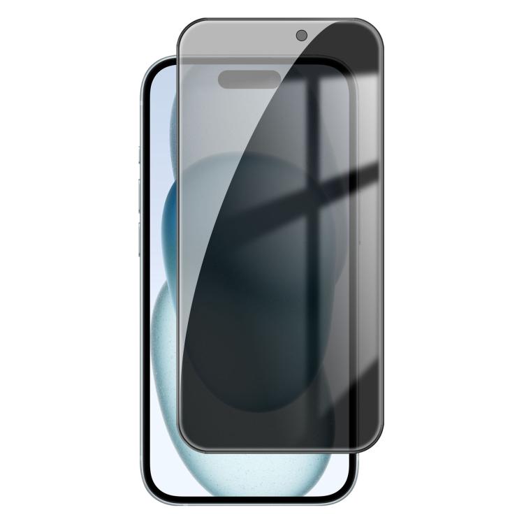 Kalebol High-Aluminum Screen-Printed Full-Coverage Black-Border Privacy Tempered Glass Film, For iPhone 17e / 16e, For iPhone 17 Pro Max, For iPhone 17 Pro, For iPhone 17, For iPhone Air, For iPhone 16 Pro Max, For iPhone 16 Pro, For iPhone 16 Plus    ...