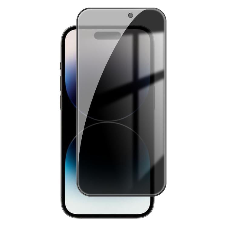 Kalebol High-Aluminum Screen-Printed Full-Coverage Black-Border Privacy Tempered Glass Film, For iPhone 17e / 16e, For iPhone 17 Pro Max, For iPhone 17 Pro, For iPhone 17, For iPhone Air, For iPhone 16 Pro Max, For iPhone 16 Pro, For iPhone 16 Plus    ...