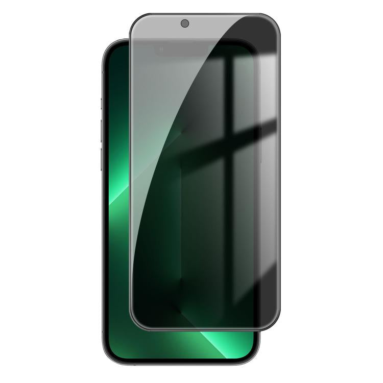 Kalebol High-Aluminum Screen-Printed Full-Coverage Black-Border Privacy Tempered Glass Film, For iPhone 17e / 16e, For iPhone 17 Pro Max, For iPhone 17 Pro, For iPhone 17, For iPhone Air, For iPhone 16 Pro Max, For iPhone 16 Pro, For iPhone 16 Plus    ...