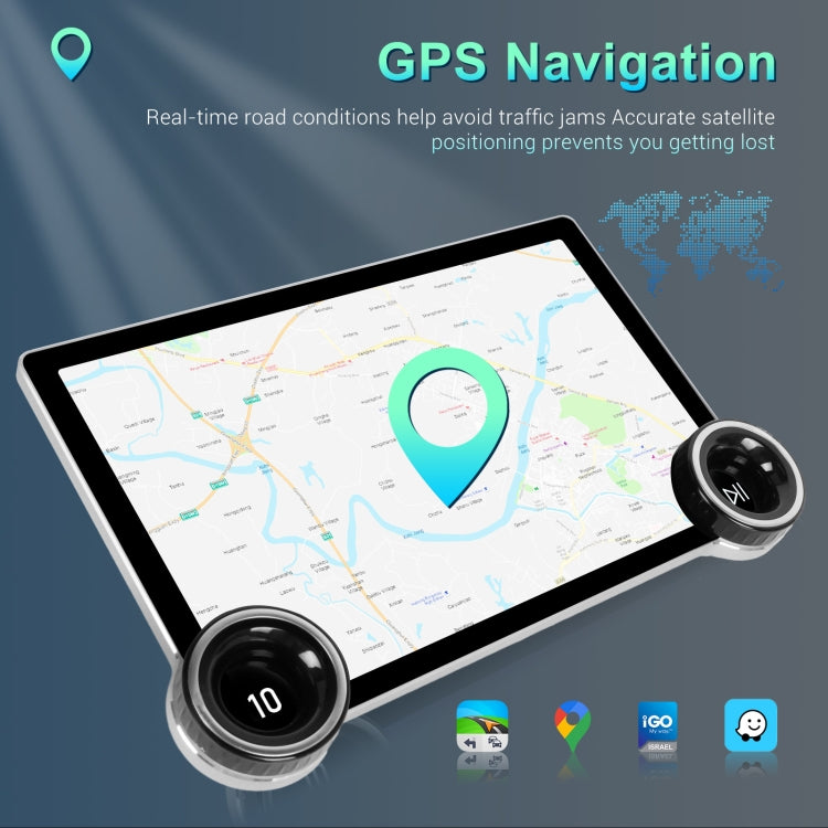 11.8 Inch 4+64G Dual Knob Player Android Large Screen Navigation Wireless CarPlay Reversing Image, 11.8 Inch Dual Knob