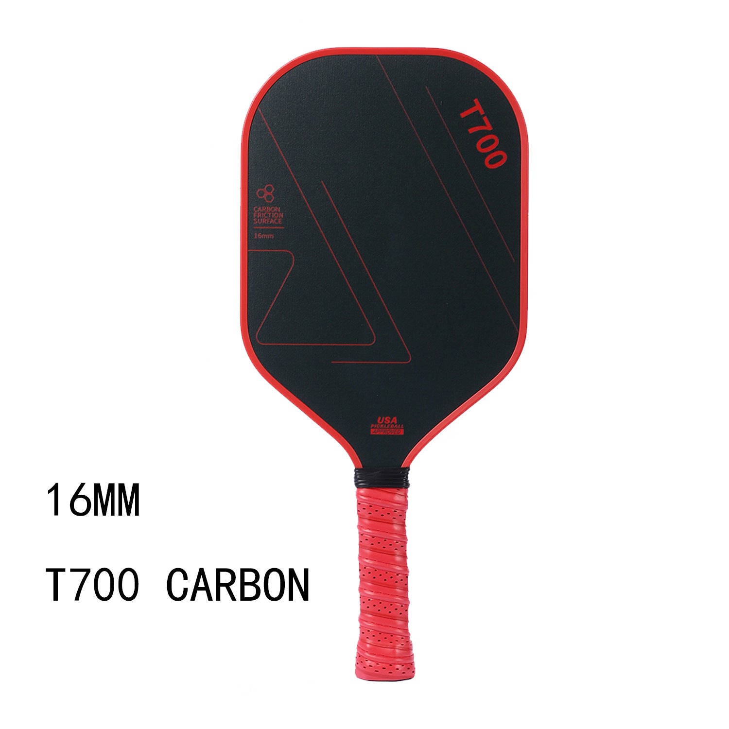 Graphite Pickleball Paddle Textured Surface Sports Racket